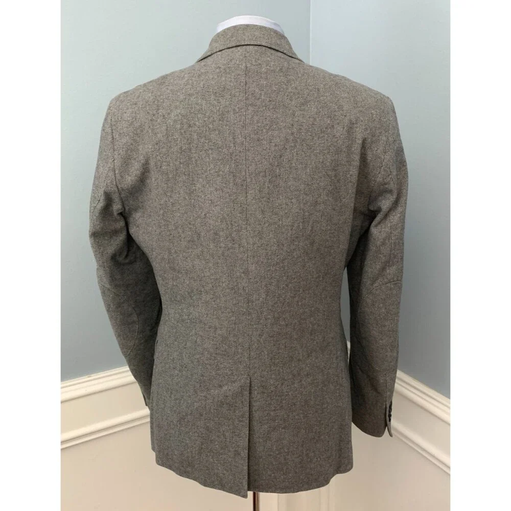 Banana Republic Blazer Mens 40R Tailored Fit Flannel Twill Jacket Sportcaot